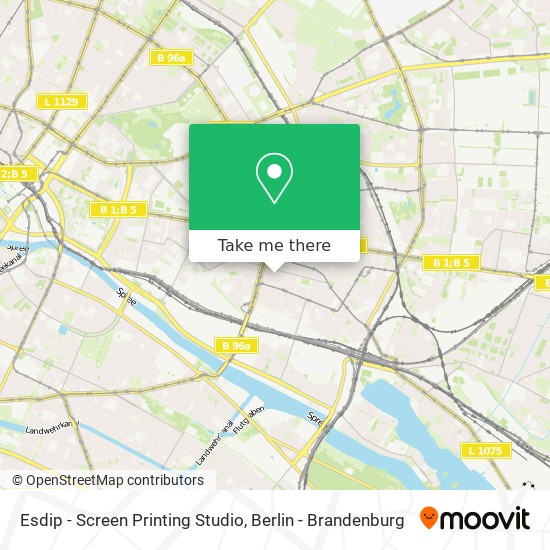 Esdip - Screen Printing Studio map