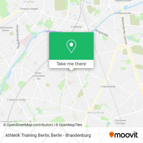 Athletik Training Berlin map