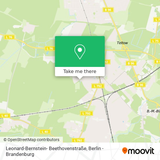 Leonard-Bernstein- Beethovenstraße map