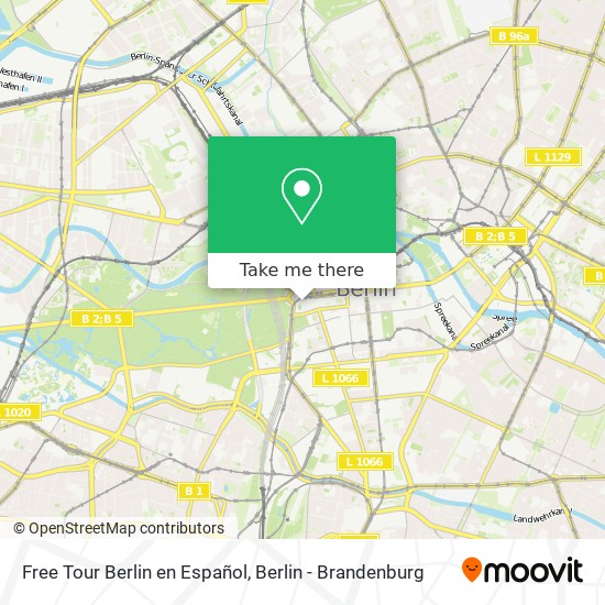 Free Tour Berlin en Español map