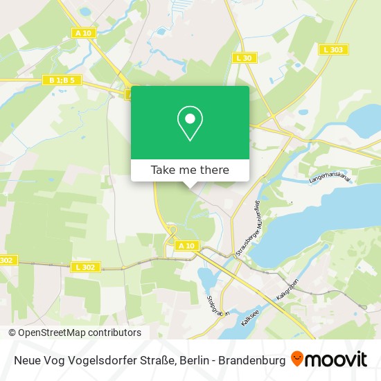 Neue Vog Vogelsdorfer Straße map