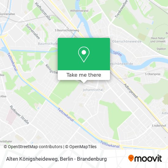 Alten Königsheideweg map