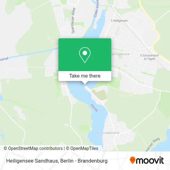 Heiligensee Sandhaus map