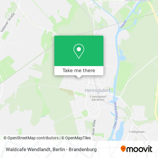 Waldcafe Wendlandt map
