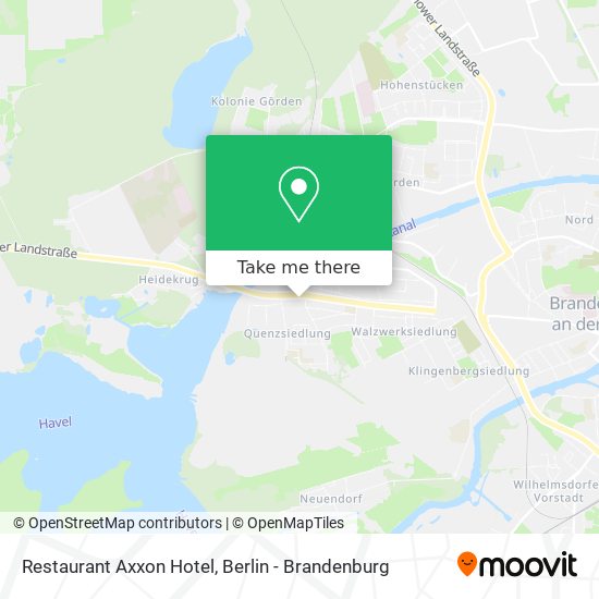 Restaurant Axxon Hotel map