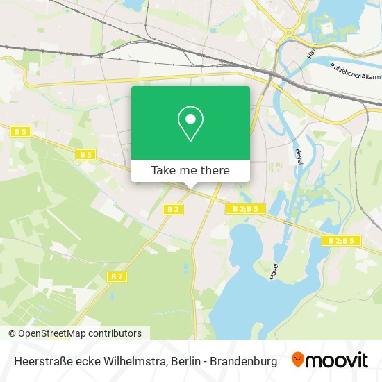 Heerstraße ecke Wilhelmstra map