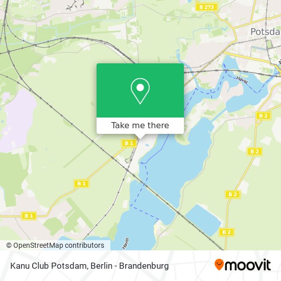 Kanu Club Potsdam map