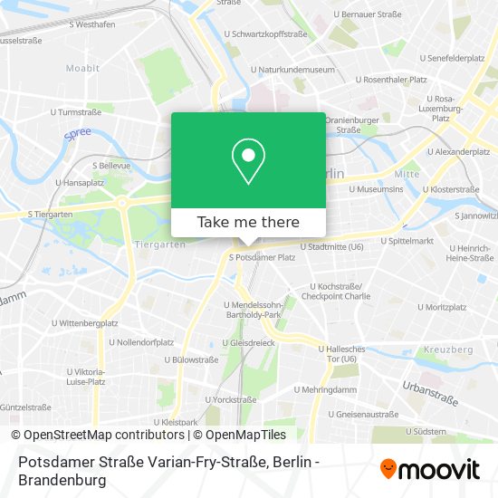 Potsdamer Straße Varian-Fry-Straße map