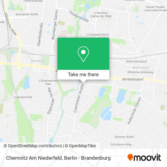 Chemnitz Am Niederfeld map