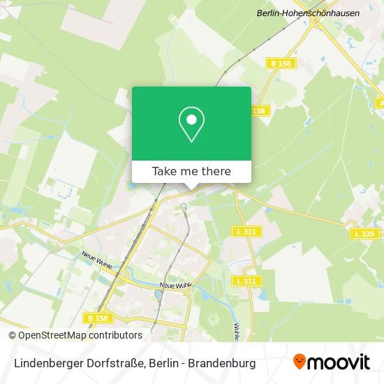 Карта Lindenberger Dorfstraße