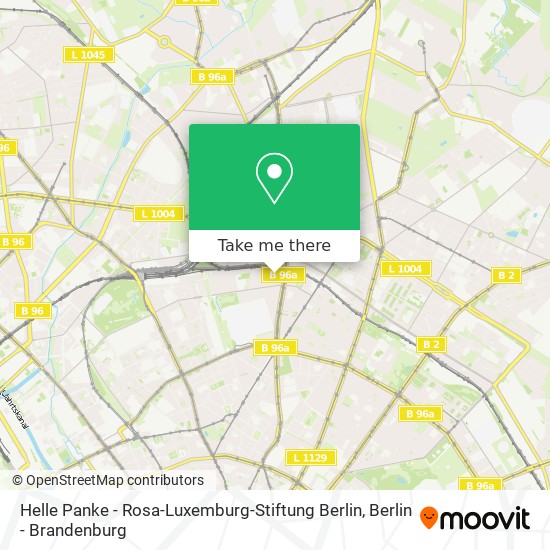 Helle Panke - Rosa-Luxemburg-Stiftung Berlin map