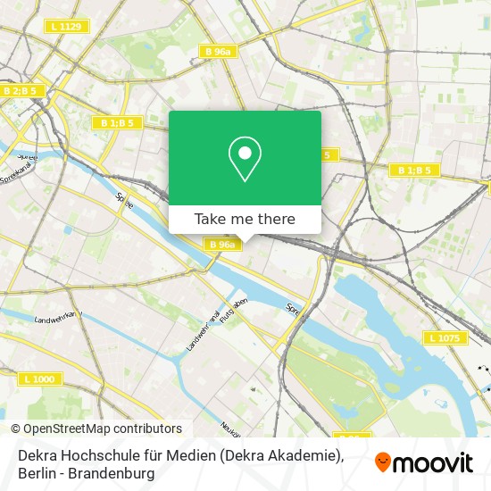 Dekra Hochschule für Medien (Dekra Akademie) map