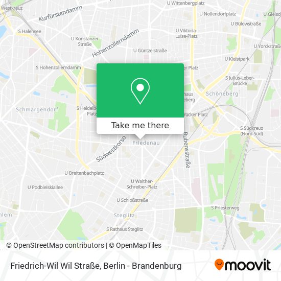 Карта Friedrich-Wil Wil Straße