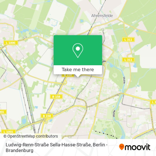 Карта Ludwig-Renn-Straße Sella-Hasse-Straße
