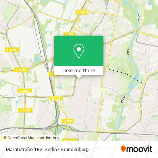 Maratstraße 182 map