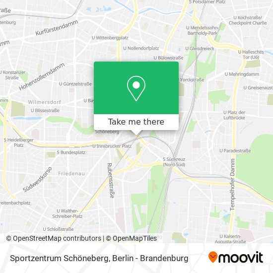 Карта Sportzentrum Schöneberg