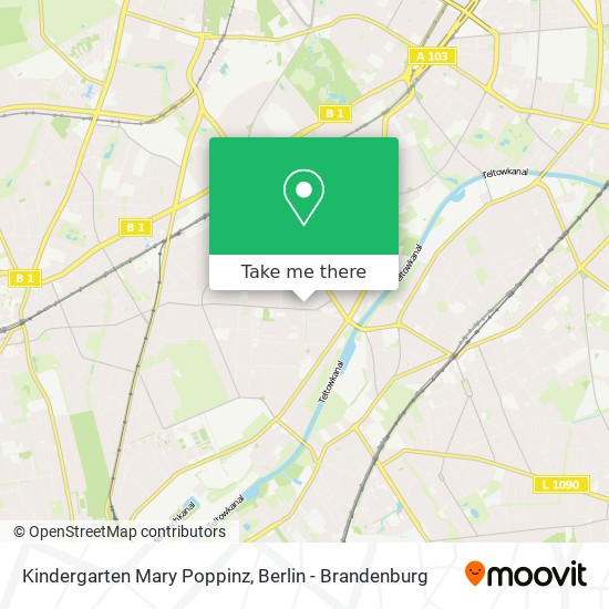 Карта Kindergarten Mary Poppinz
