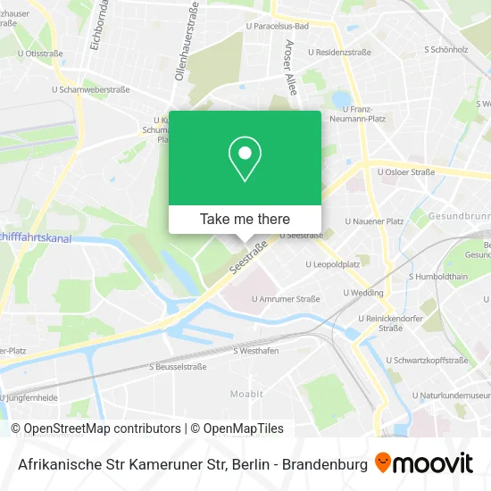 Карта Afrikanische Str Kameruner Str