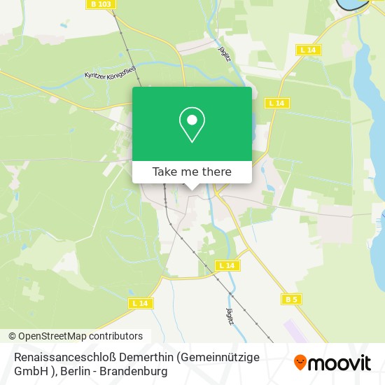 Renaissanceschloß Demerthin (Gemeinnützige GmbH ) map