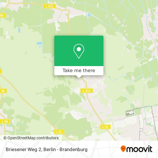 Briesener Weg 2 map