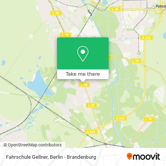 Fahrschule Gellner map