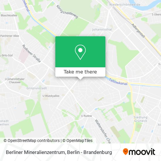 Berliner Mineralienzentrum map