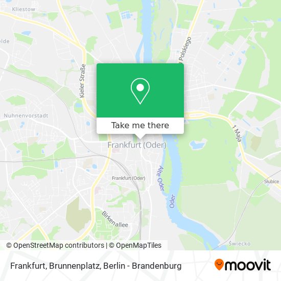 Frankfurt, Brunnenplatz map