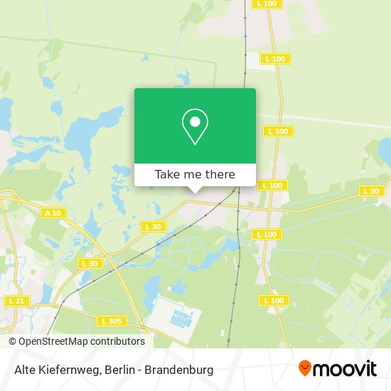 Карта Alte Kiefernweg