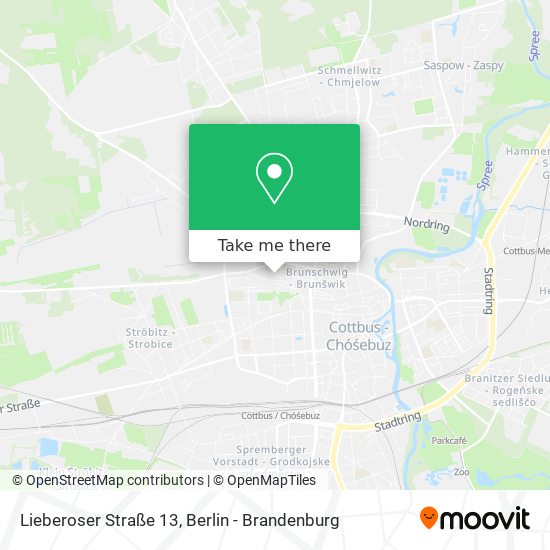 Lieberoser Straße 13 map