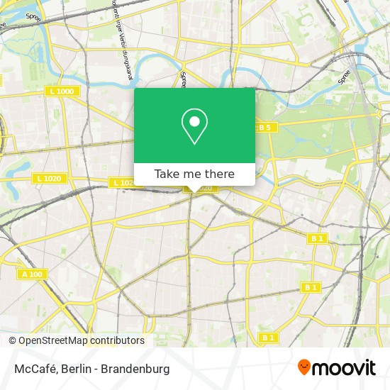 McCafé map