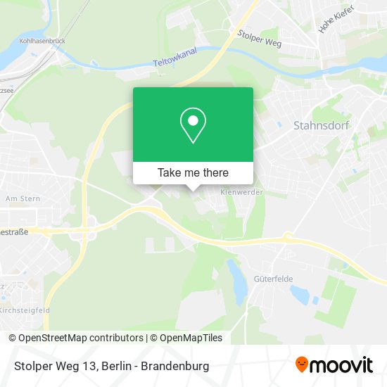 Stolper Weg 13 map