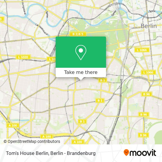 Tom's House Berlin map
