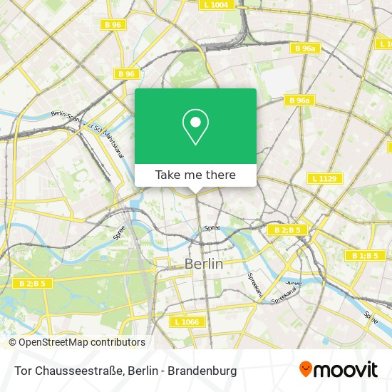 Tor Chausseestraße map