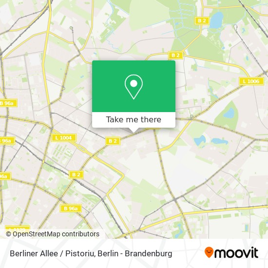 Berliner Allee / Pistoriu map