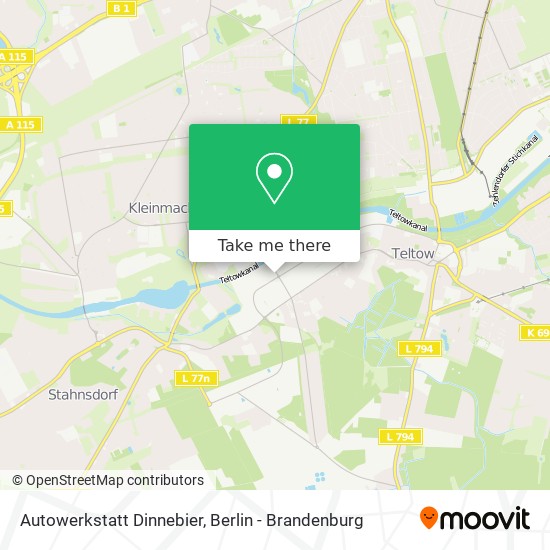 Autowerkstatt Dinnebier map