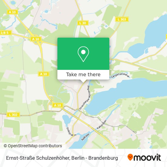 Ernst-Straße Schulzenhöher map