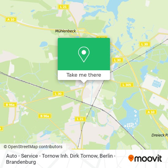 Карта Auto - Service - Tornow Inh. Dirk Tornow