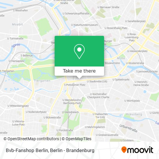 Карта Bvb-Fanshop Berlin