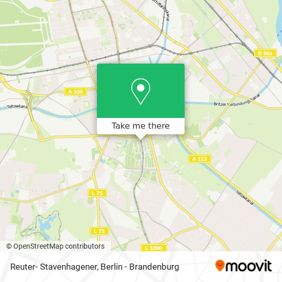 Reuter- Stavenhagener map
