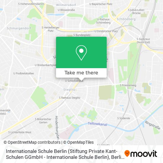 Internationale Schule Berlin (Stiftung Private Kant-Schulen GGmbH - Internationale Schule Berlin) map