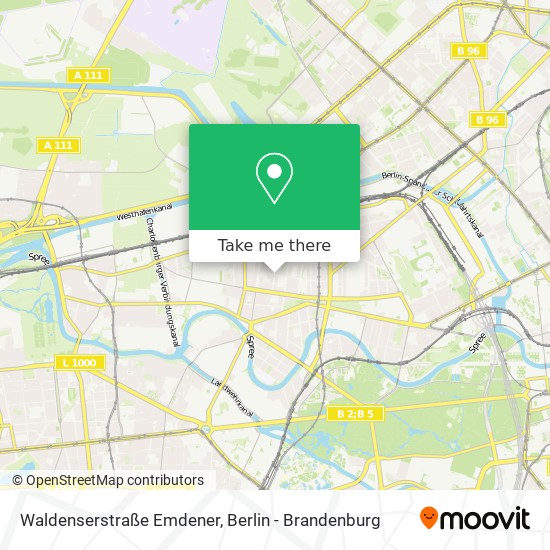 Waldenserstraße Emdener map