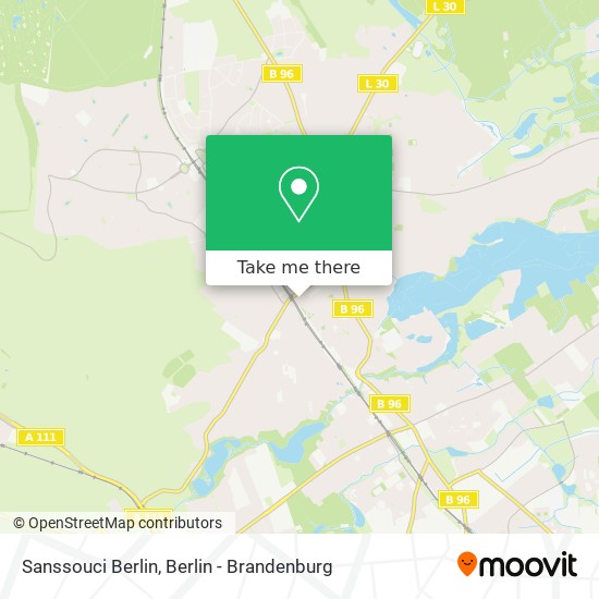 Sanssouci Berlin map