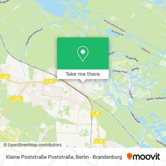 Карта Kleine Poststraße Poststraße