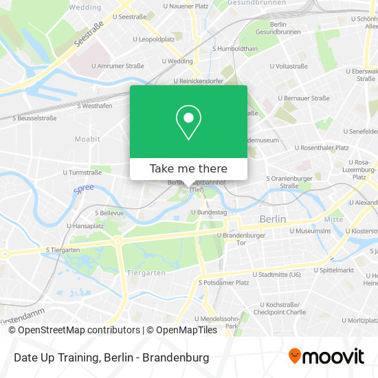 Date Up Training map