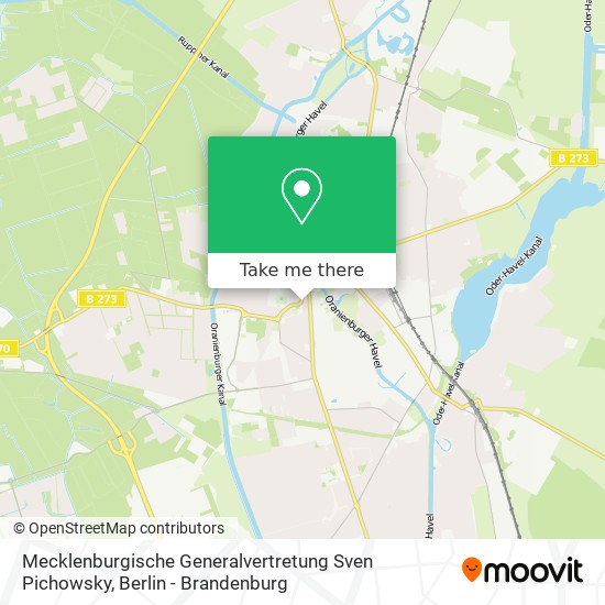 Mecklenburgische Generalvertretung Sven Pichowsky map