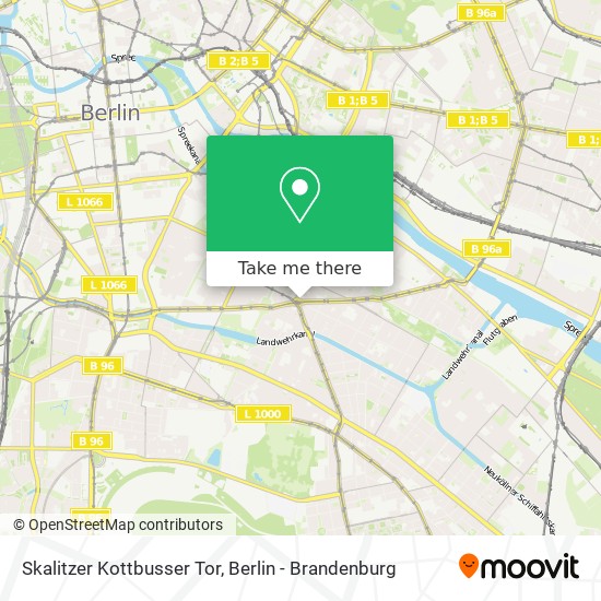 Карта Skalitzer Kottbusser Tor