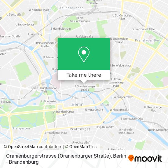 Oranienburgerstrasse (Oranienburger Straße) map