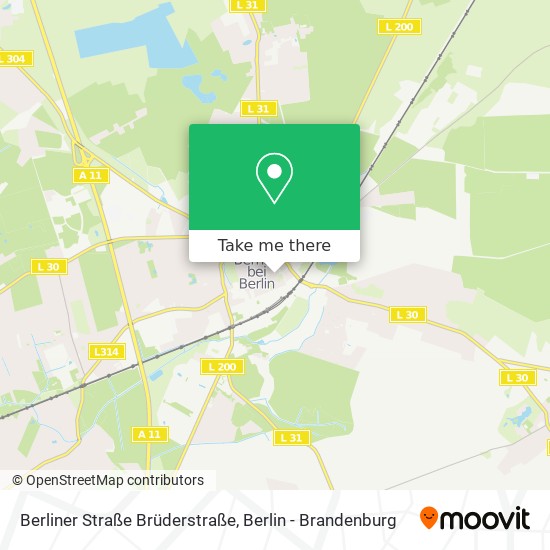 Berliner Straße Brüderstraße map