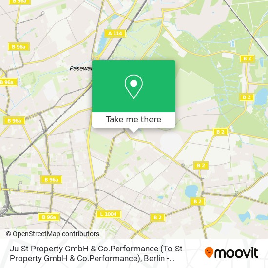 Карта Ju-St Property GmbH & Co.Performance