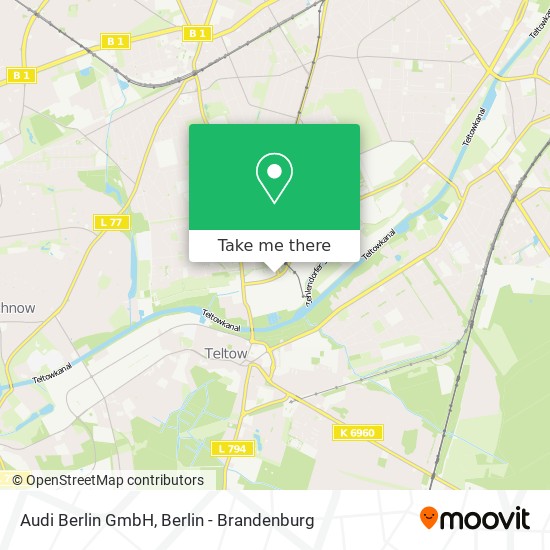 Audi Berlin GmbH map